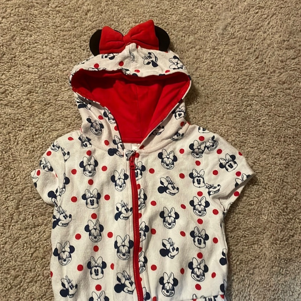 Minnie Mouse romper swim cover up